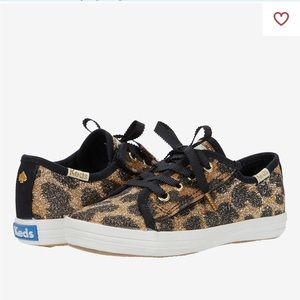 Keds x Kate Spade Kickstart girls glitter tennis shoes 13